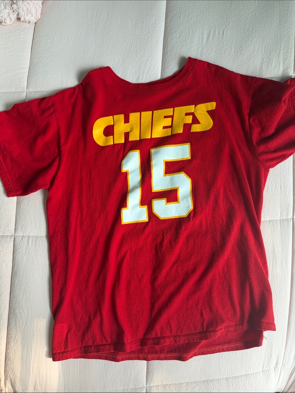 NFL Red Chiefs #15 Mahomes Tee
